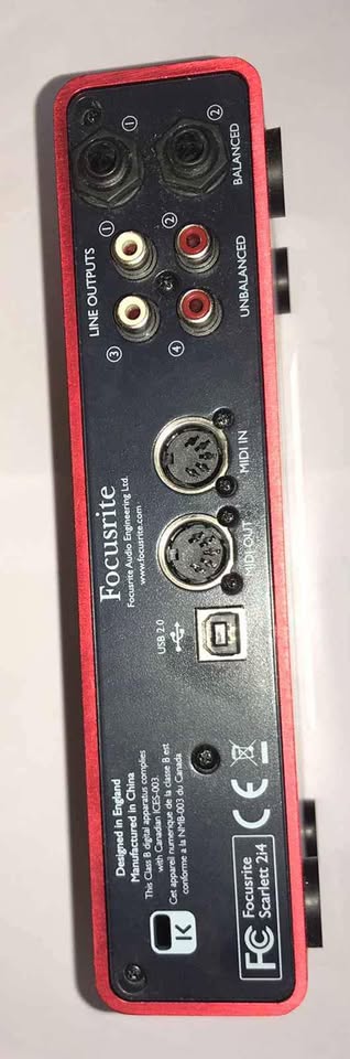 Focusrite Scarlett 2i2 sound card for sale 